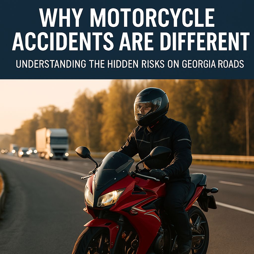 What are some dangers unique to motorcycles?